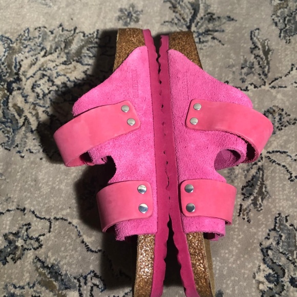 BIRKENSTOCK Limited Edition Uji Sandals Fuchsia Tulip - Picture 9 of 10